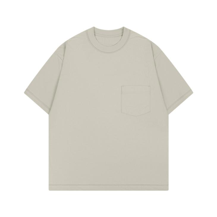 Khaki Regular Fit Pocket T-Shirt  |  Mens T-Shirts & Vests Clothing Mens