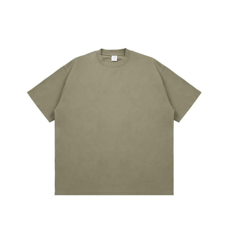 Khaki Washed Oversized T-Shirt  |  Womens T-Shirts & Vests Clothing T-Shirts & Vests