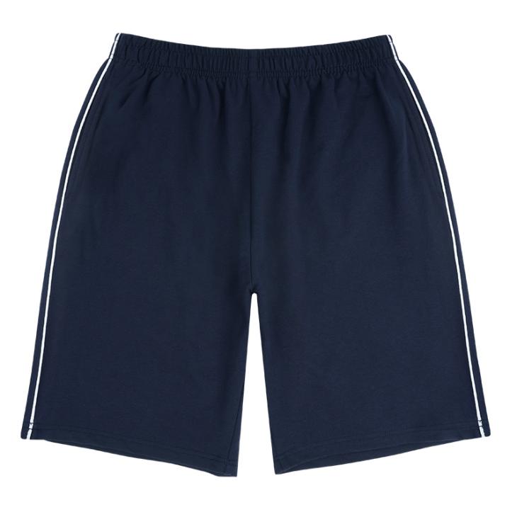 Navy Slim Fit Textured Shorts  |  Mens Essentials Clothing Essentials