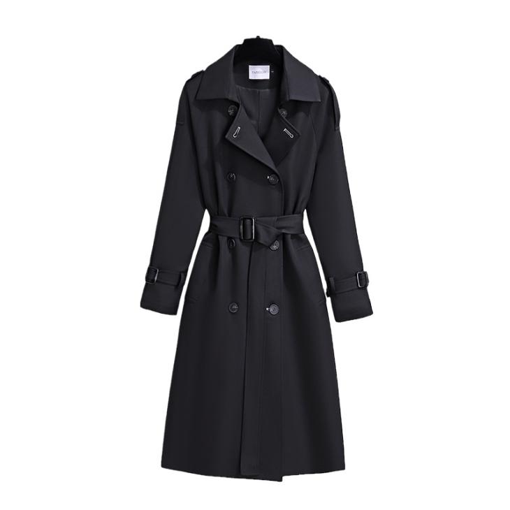 Petite Beige Double Collar Belted Trench Coat  |  Womens Coats & Jackets Clothing Coats & Jackets