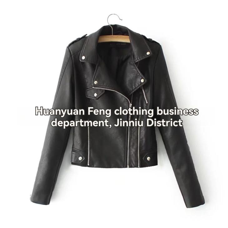 Petite Black Faux Leather Biker Jacket  |  Womens Coats & Jackets Clothing Coats & Jackets