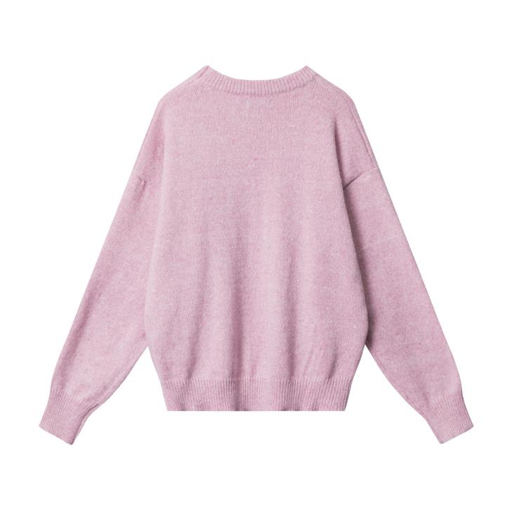 Pink Knit Oversized Jumper  |  Womens Tops & T-Shirts Clothing Jumpers & Cardigans