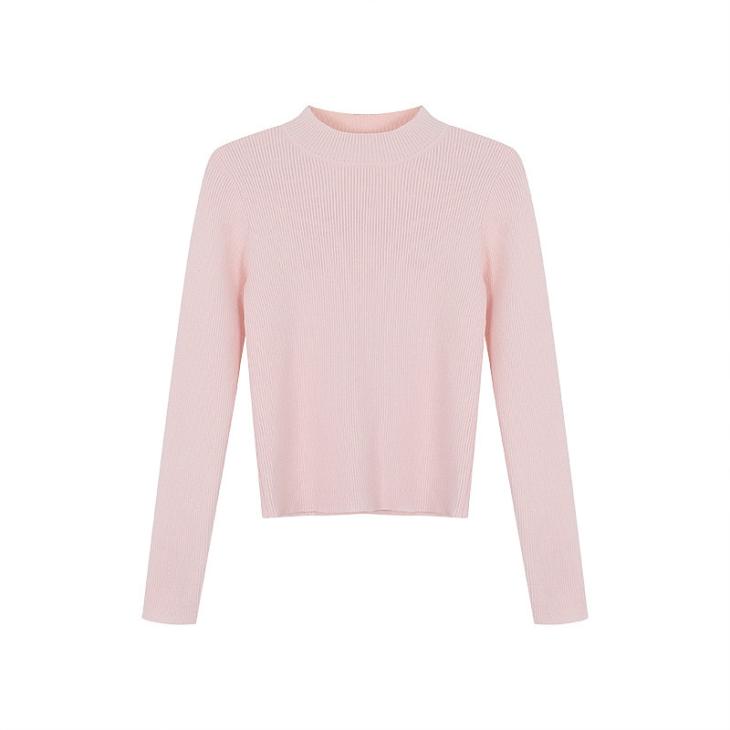 Pink Long Sleeve Turtle Neck Top  |  Womens Co-Ord Sets Clothing Co-Ord Sets