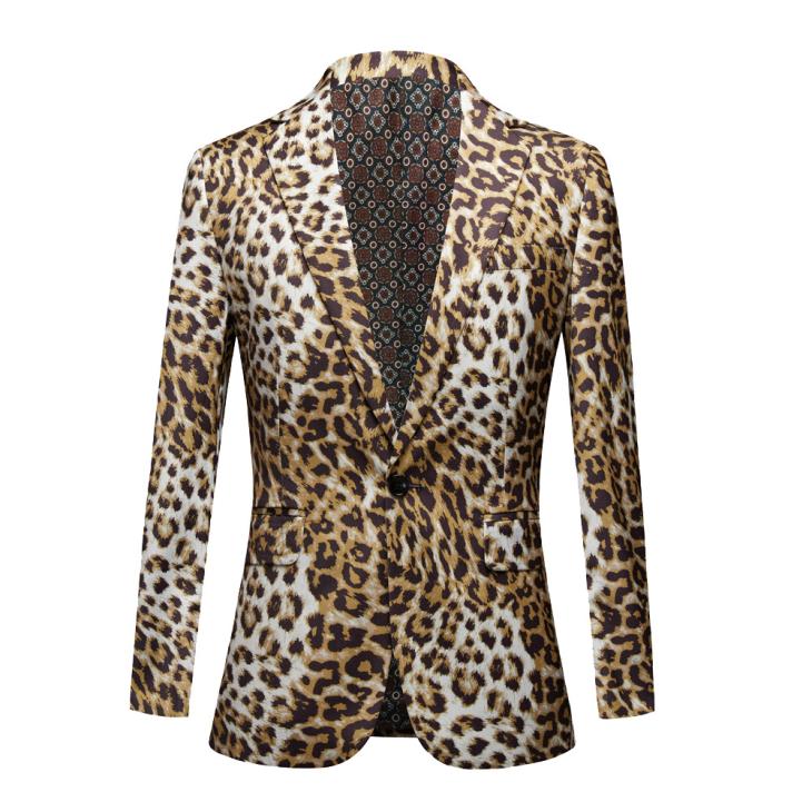 Plus Brown Leopard Print Blazer  |  Womens Co-Ord Sets Blazers Blazers