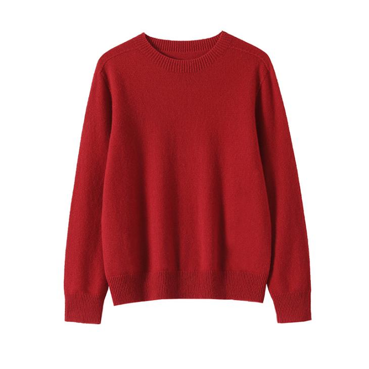 Red Fine Knit Long Sleeve Jumper  |  Womens Jumpers & Cardigans Clothing Jumpers & Cardigans