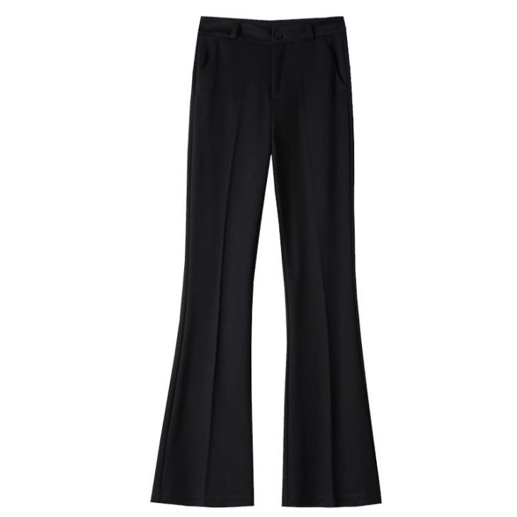 Red Side Split Flare Trouser  |  Womens Trousers Clothing Trousers