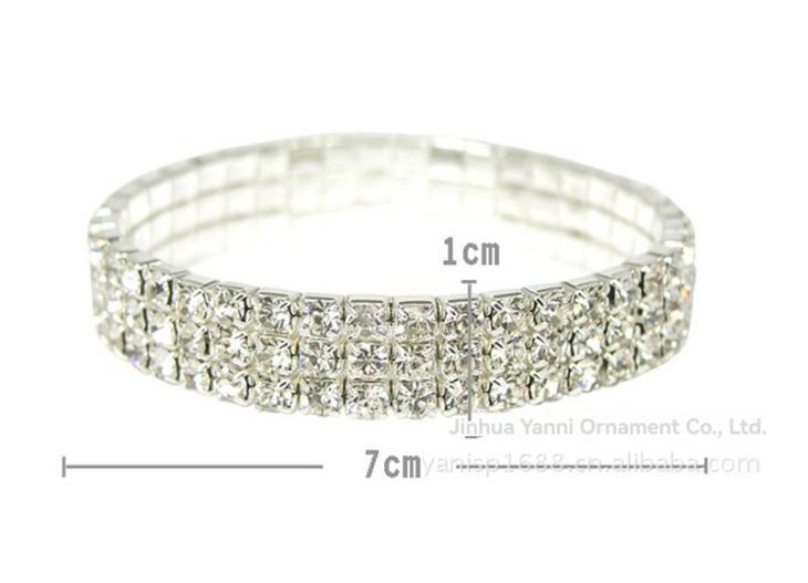 Silver Diamante Cuff Bracelet  |  Womens Jewellery Accessories Jewellery