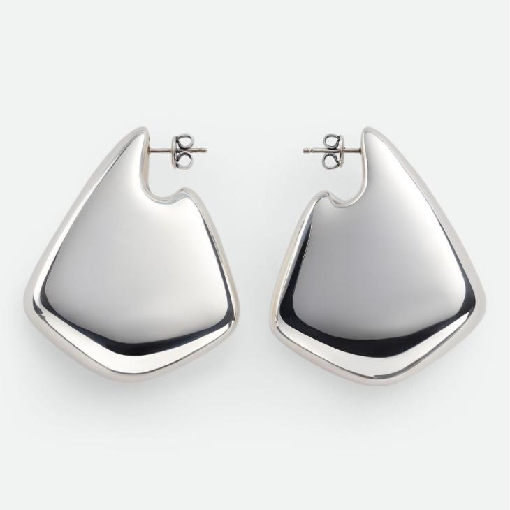 Silver Fin Earrings  |  Womens Jewellery Accessories Jewellery