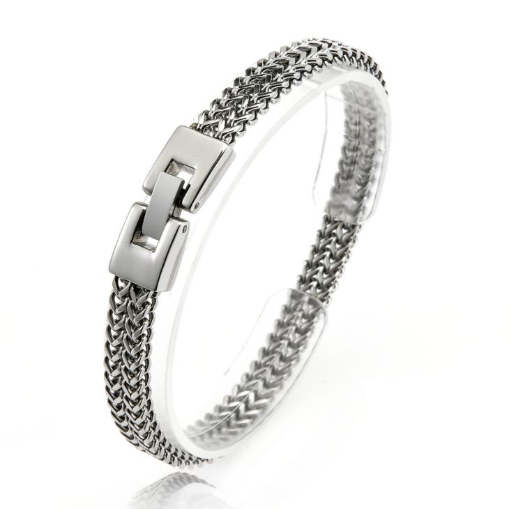 Silver Multirow Chain Necklace  |  Mens Jewellery & Watches Accessories Jewellery & Watches