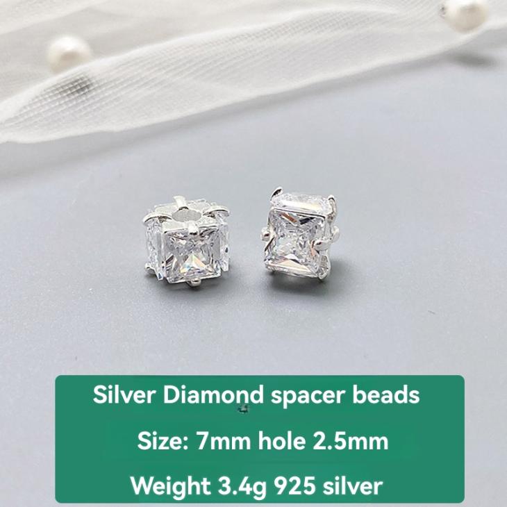 Silver Rhinestone Stud Earrings  |  Mens Jewellery & Watches Accessories Jewellery & Watches