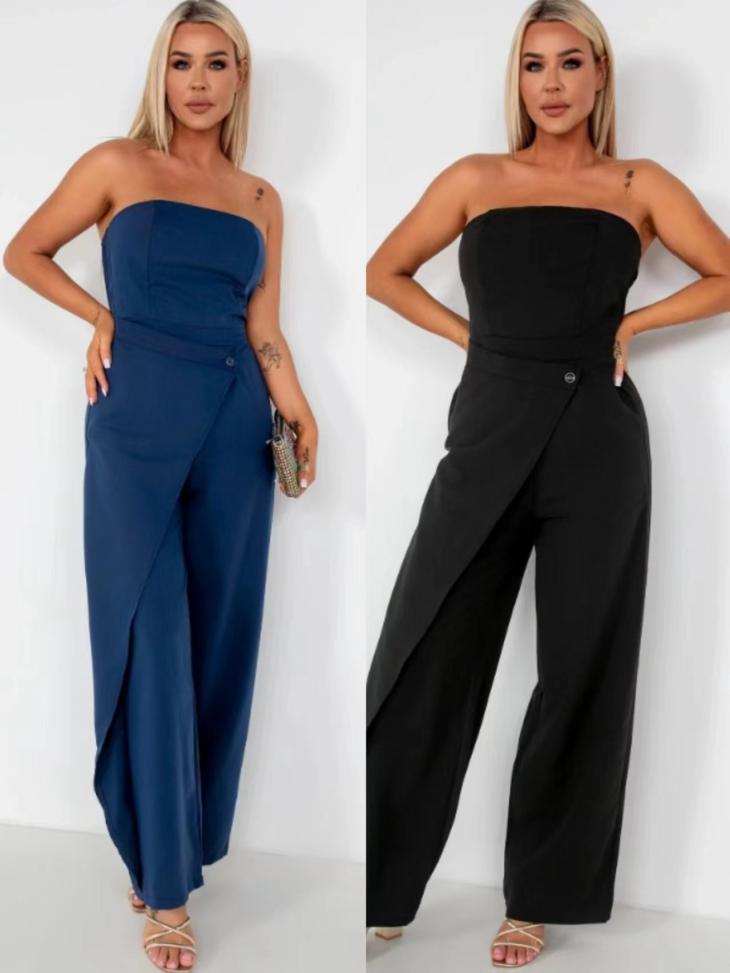 Stone Wrap Bandeau Jumpsuit  |  Womens Jumpsuits & Playsuits Clothing Jumpsuits & Playsuits