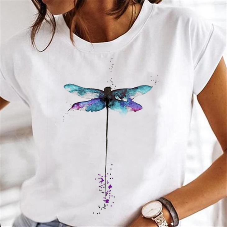 White Embellished Bird T-Shirt  |  Womens Tops & T-Shirts Clothing T-Shirts & Vests