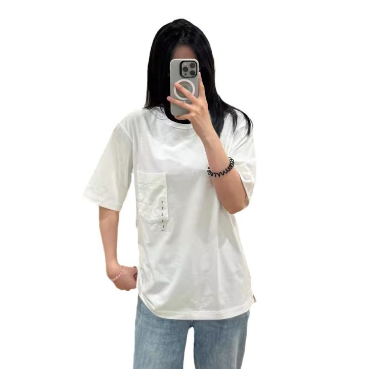 White Embellished Stud Pocket T-Shirt  |  Womens T-Shirts & Vests Clothing T-Shirts & Vests