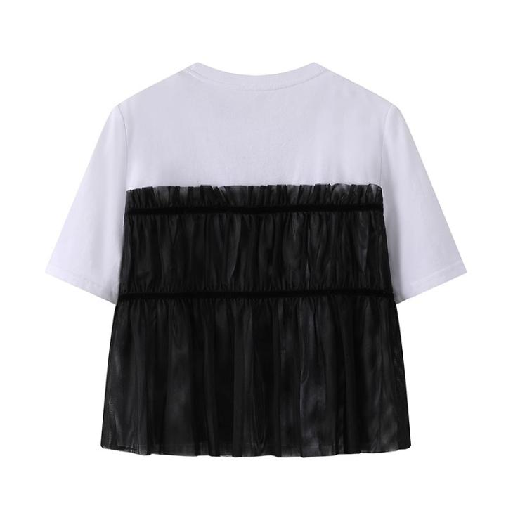 White Frill Tassel T-Shirt  |  Womens Tops & T-Shirts Clothing T-Shirts & Vests