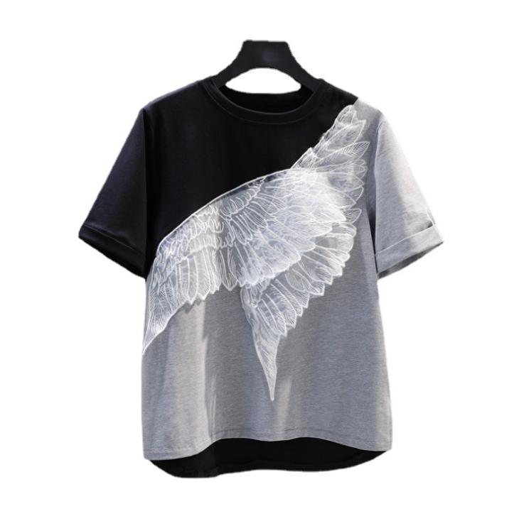 White Lace Frill T-Shirt  |  Womens Tops & T-Shirts Clothing T-Shirts & Vests