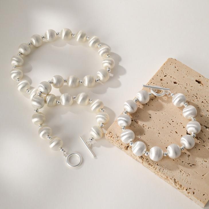 White Pearl Bracelet  |  Mens Jewellery & Watches Accessories Jewellery & Watches