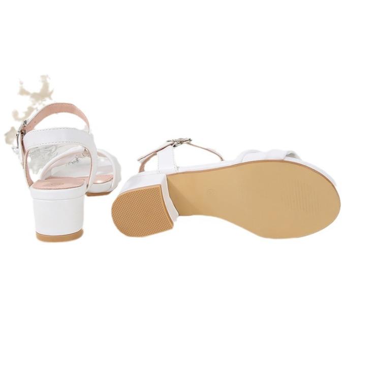 White Wide Fit Leather Flat Sandals  |  Womens Sandals Sandals Sandals